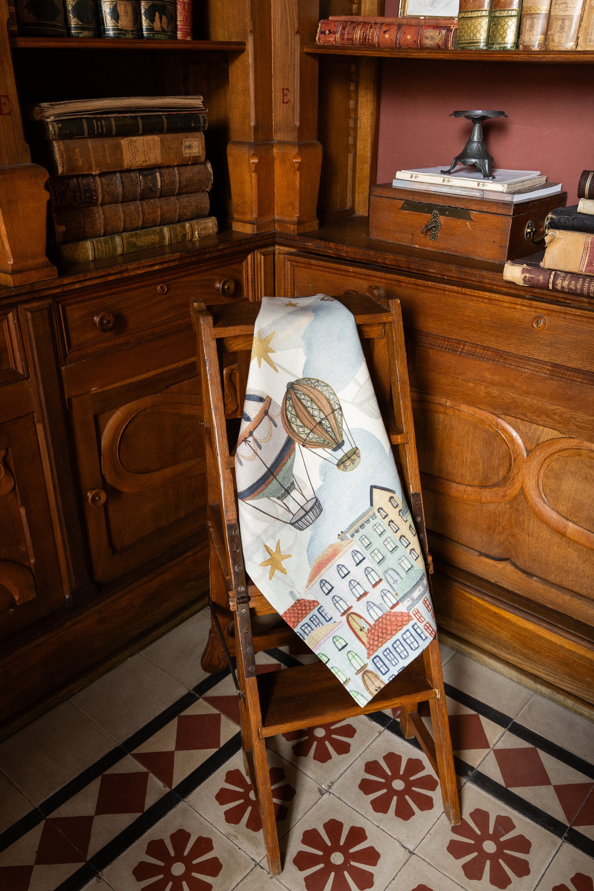 Kitchen Towels Mongolfiere 100% Made in Italy The Napking