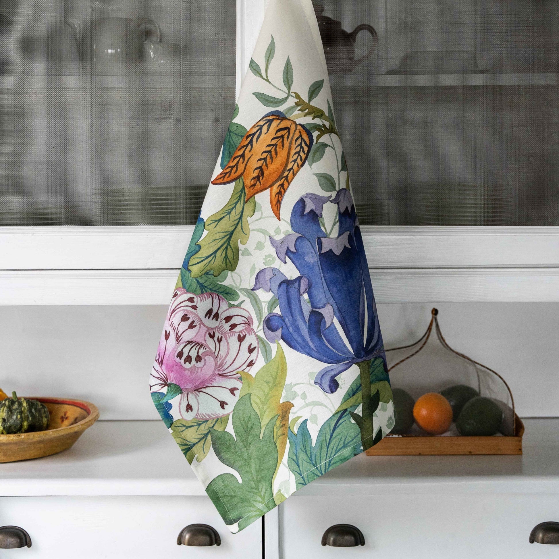 Kitchen Towels «Morris», Premium Quality Linen 100% Made in Italy