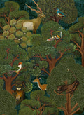 Madikwe kitchen towels in Premium Linen with digitally printed design, detail view