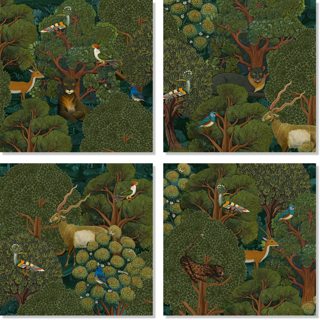 Madikwe premium linen napkins with earthy safari-inspired design