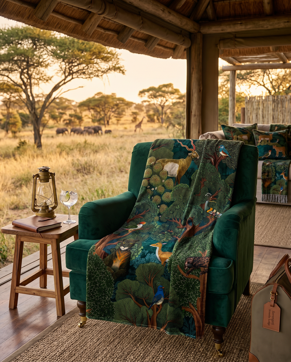 Madikwe Plaid Velvet