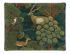 Madikwe small acrylic tray 37 x 28 cm with printed linen surface and warm decorative motif