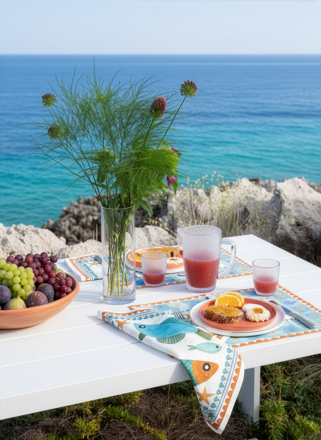 Set of 4 Satin Placemats Marinella 100% Made in Italy
