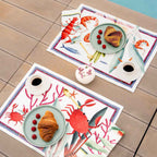 Set of 4 Placemats «Marzamemi» 100% Made in Italy