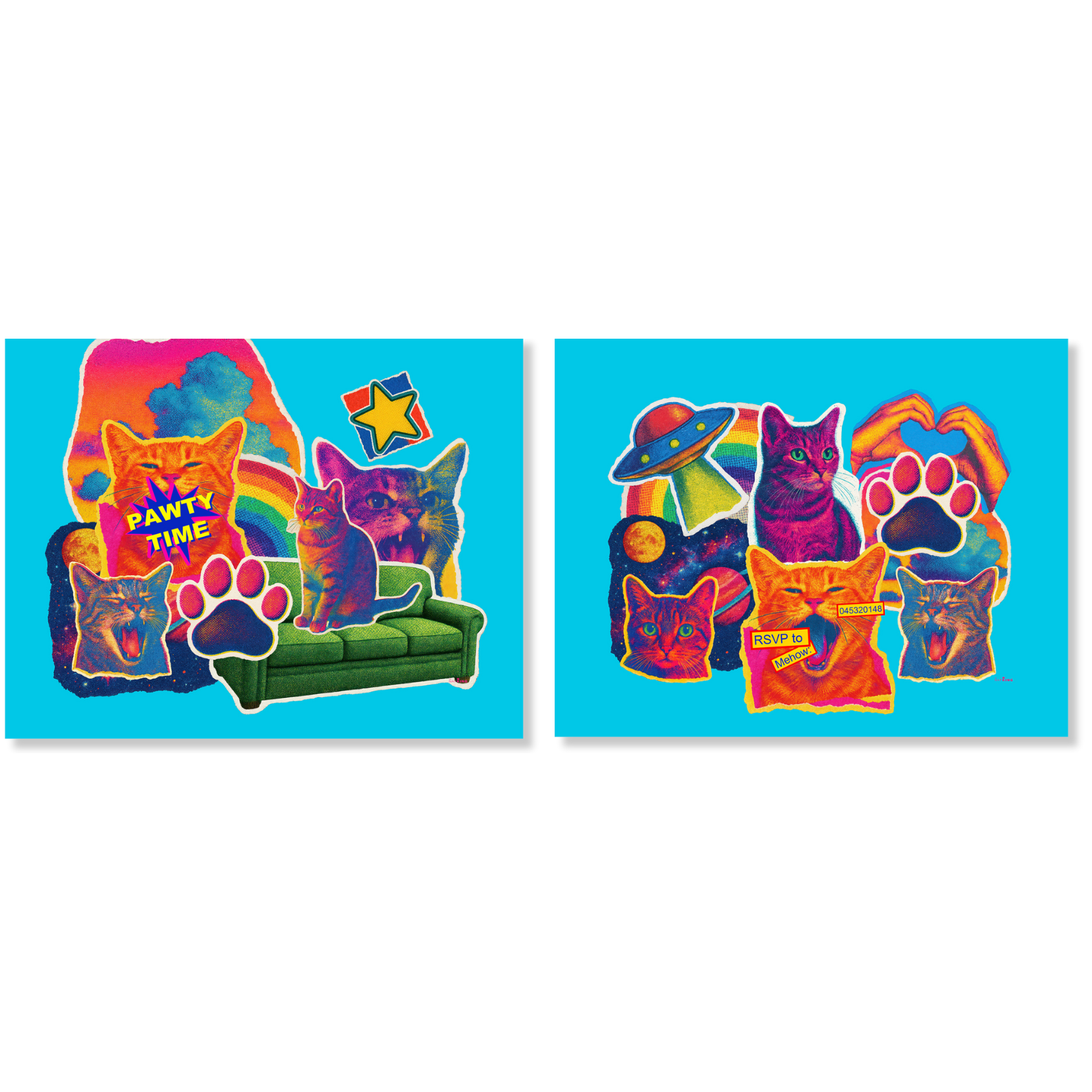 Set of 2 Placemats Set in Panama Cotton MeHow