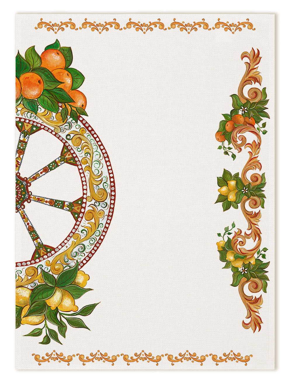 Kitchen Towels «Medoro», 100% Made in Italy