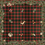 Merry Moments tablecloth premium linen with digitally printed decorative design