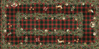Merry Moments tablecloth premium linen in 180x270 cm with digitally printed decorative design