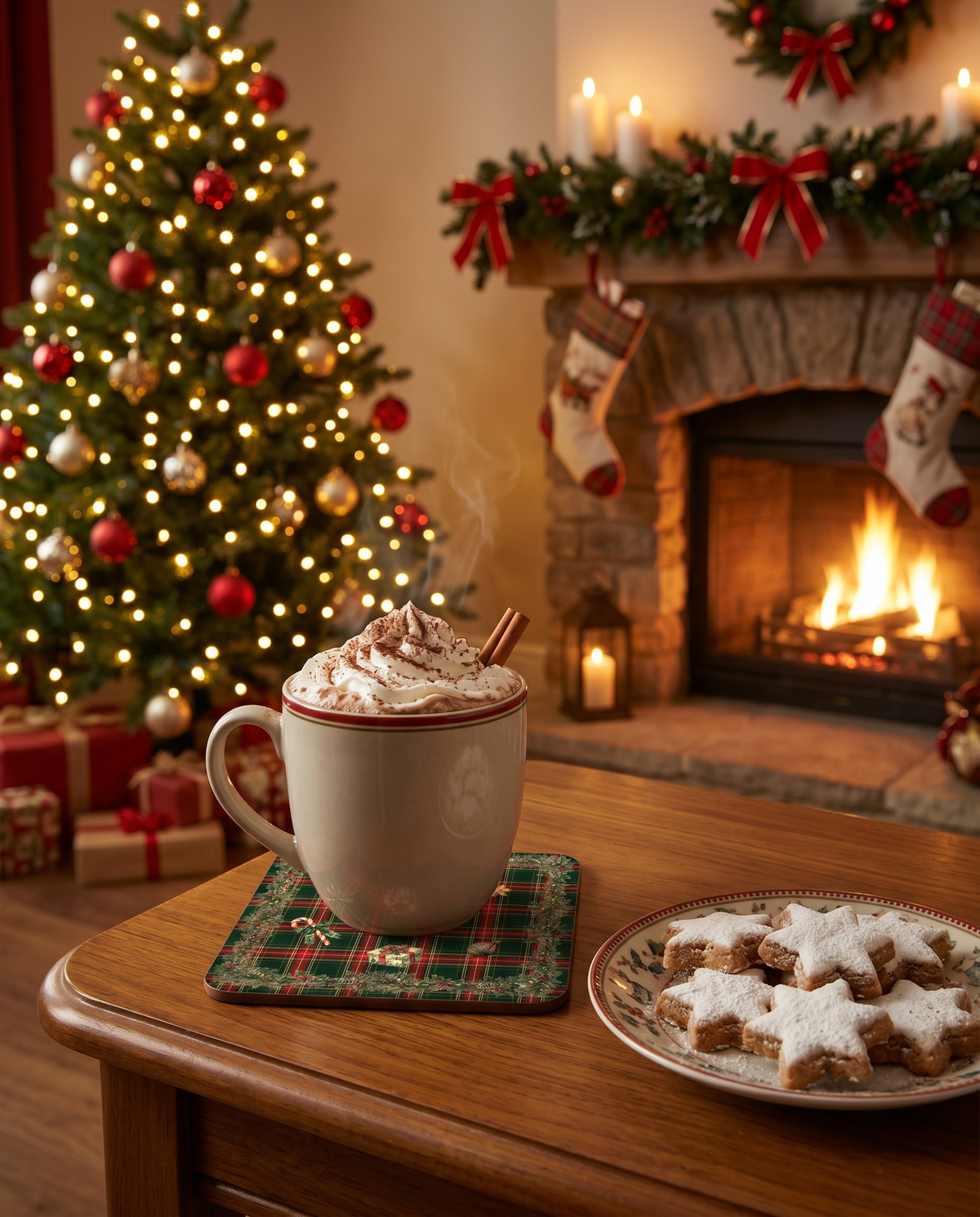 Merry Moments Set of 2 Coasters