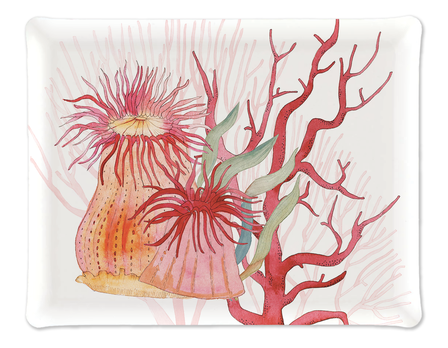 Tray «Corals», 100% Made in Italy - The Napking