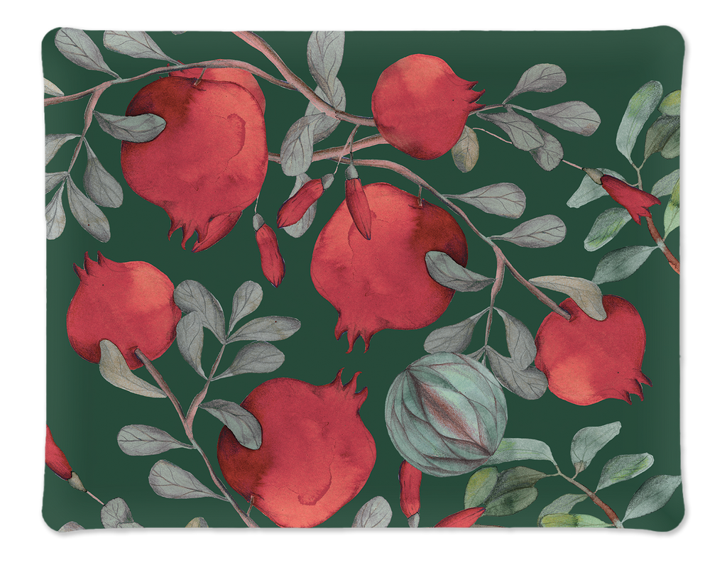 Tray «Grenade» Green Variant, 100% Made in Italy