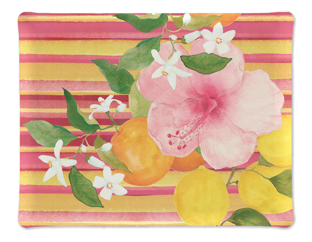 Tray «Ibiscus», 100% Made in Italy - The Napking