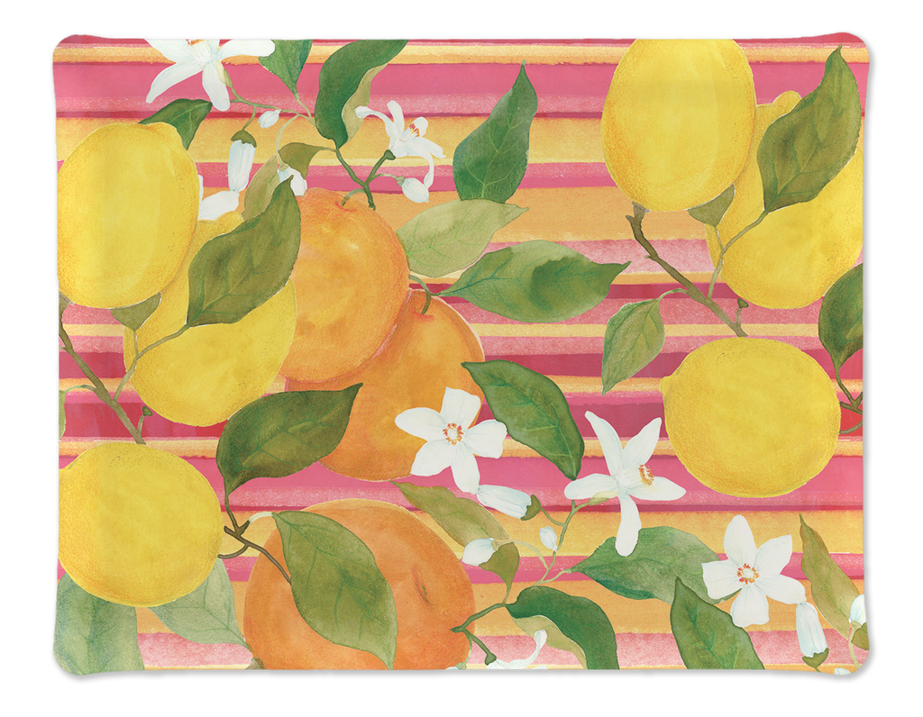 Tray «Ibiscus», 100% Made in Italy - The Napking