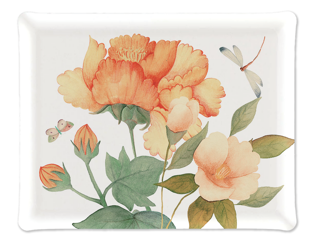 Tray «Peony», 100% Made in Italy