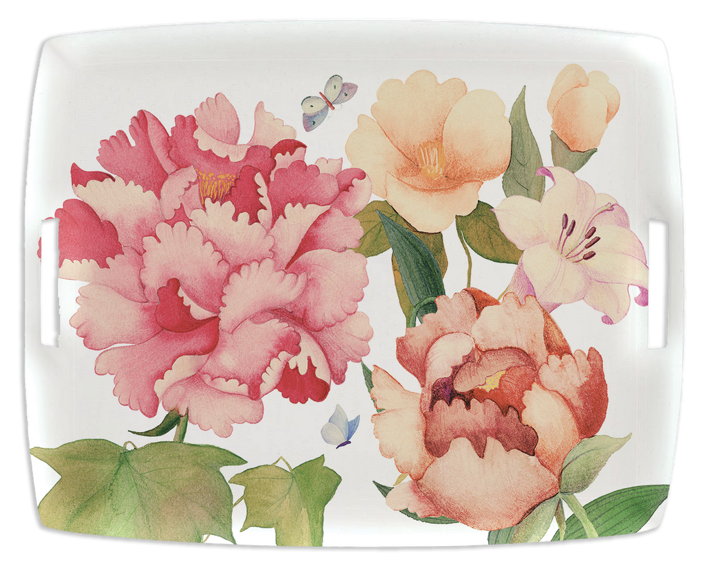 Tray «Peony», 100% Made in Italy