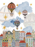 Kitchen Towels Mongolfiere 100% Made in Italy The Napking