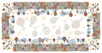 Nappe en satin Montgolfière 100 % fabriquée en Italie
