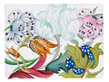 Morris acrylic tray with printed linen botanical design