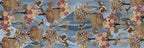 Motswiri Runner Premium Linen with natural landscape-inspired print, 50x150 cm