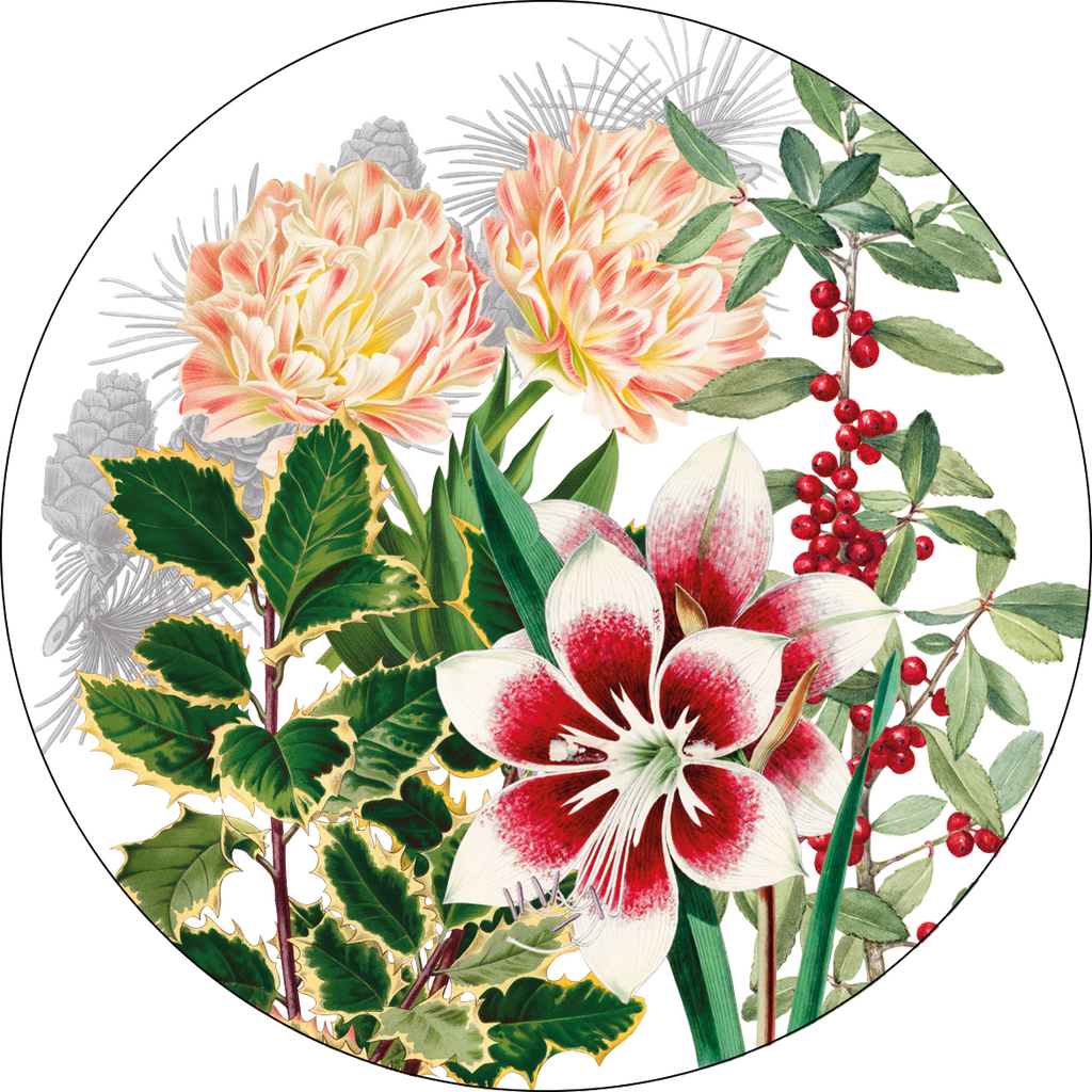 Set of 2 coasters «Natalia» wood cork – 100% Made in Italy - The Napking