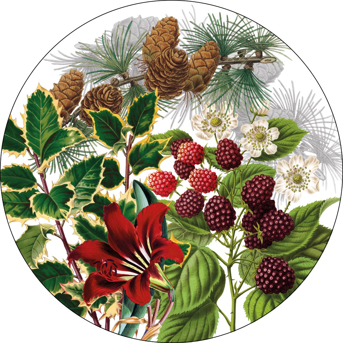 Set of 2 coasters «Natalia» wood cork – 100% Made in Italy