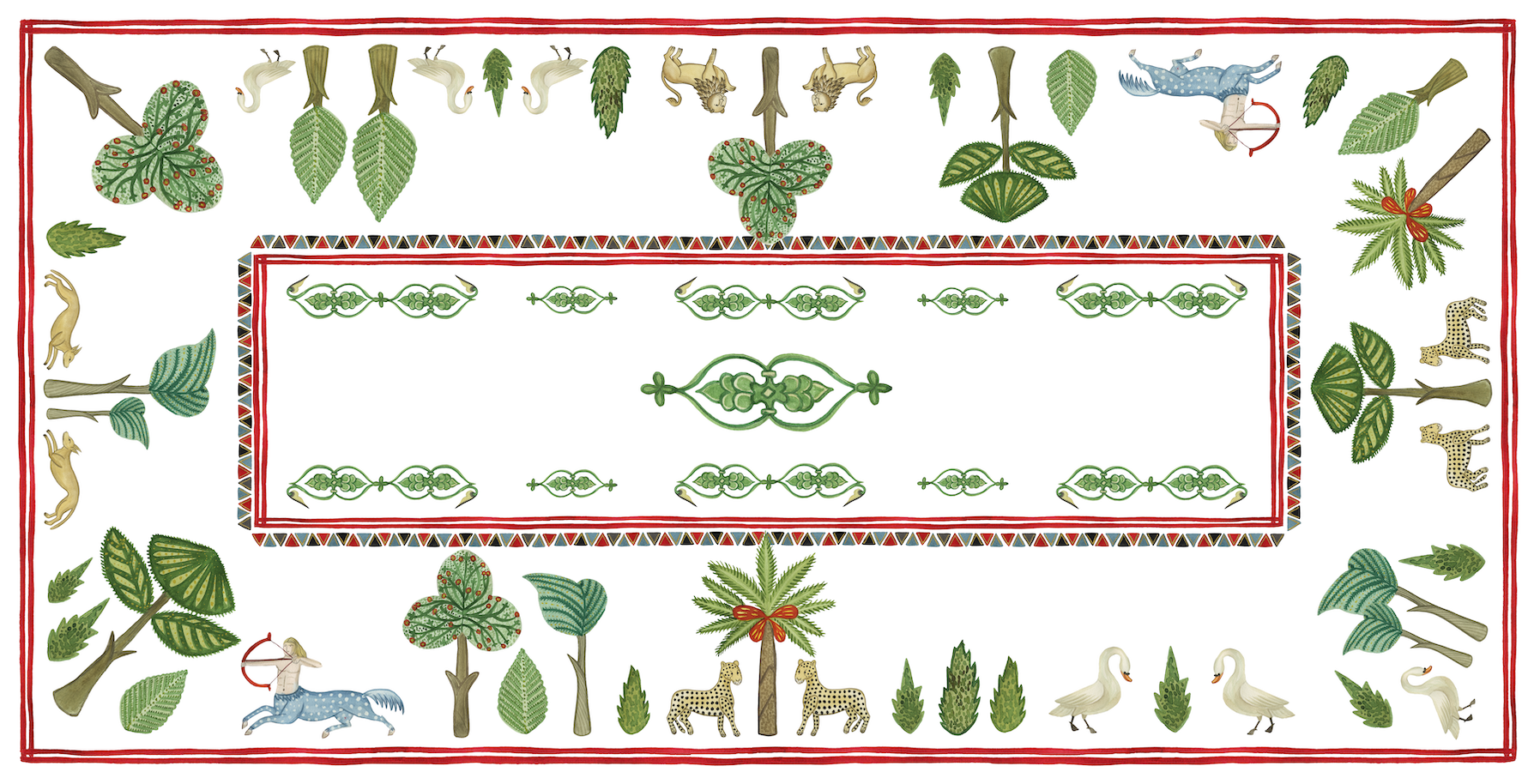 I Normanni tablecloth linen