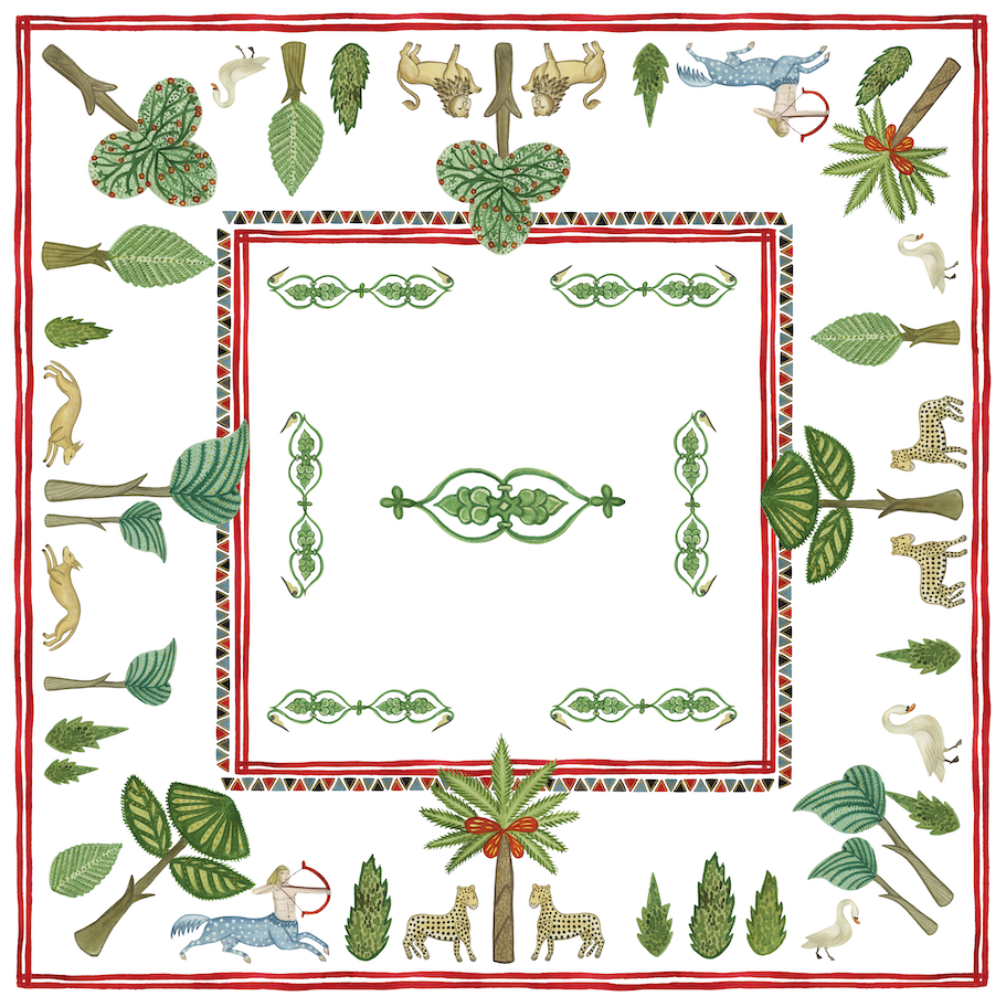 I Normanni tablecloth linen