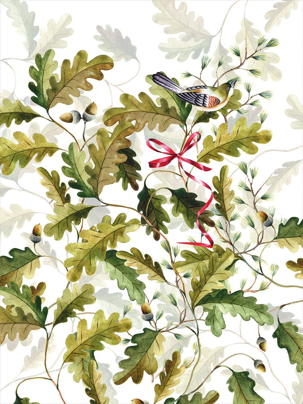 Kitchen Towels «Oak», Premium Quality Linen 100% Made in Italy The Napking