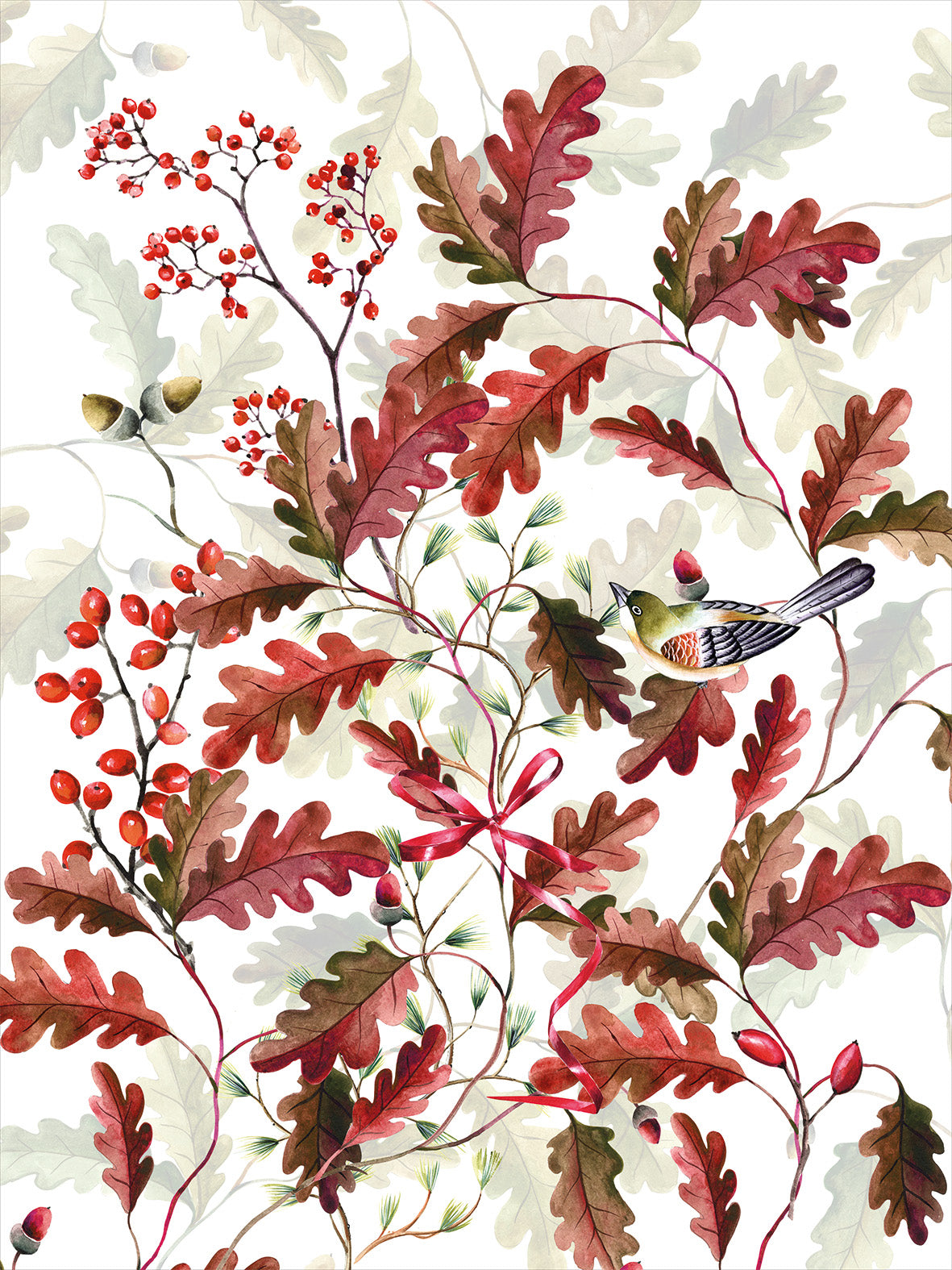 Kitchen Towels «Oak», Premium Quality Linen 100% Made in Italy The Napking