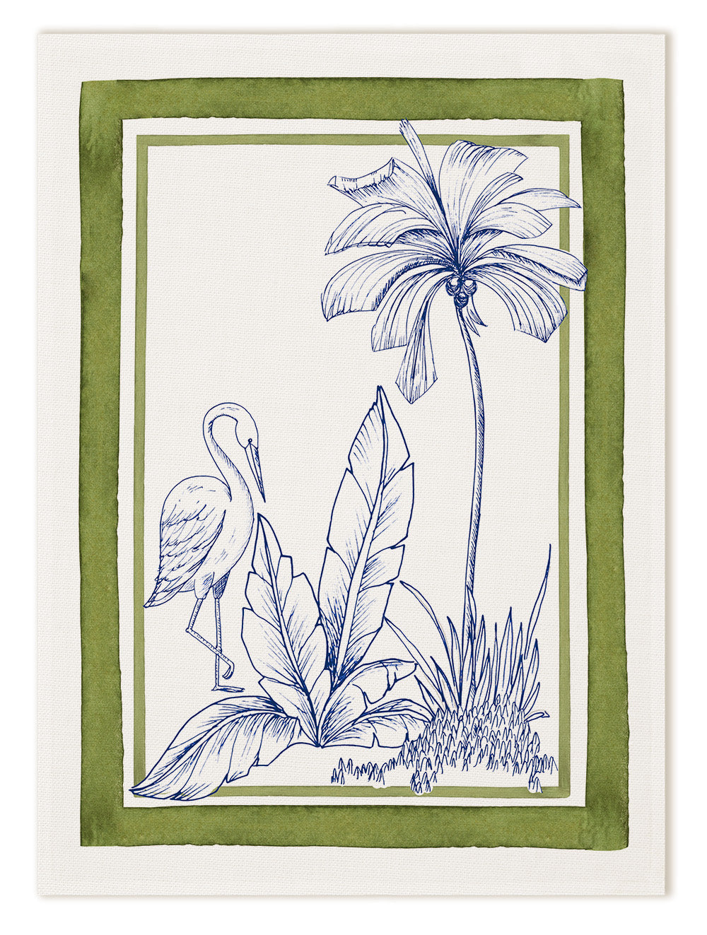 Kitchen Towels «Oasis», 100% Made in Italy