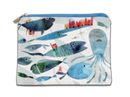 Cotton Trousse «Oltremare», 100% Made in Italy - The Napking