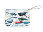 Cotton Pochette «Oltremare», 100% Made in Italy - The Napking