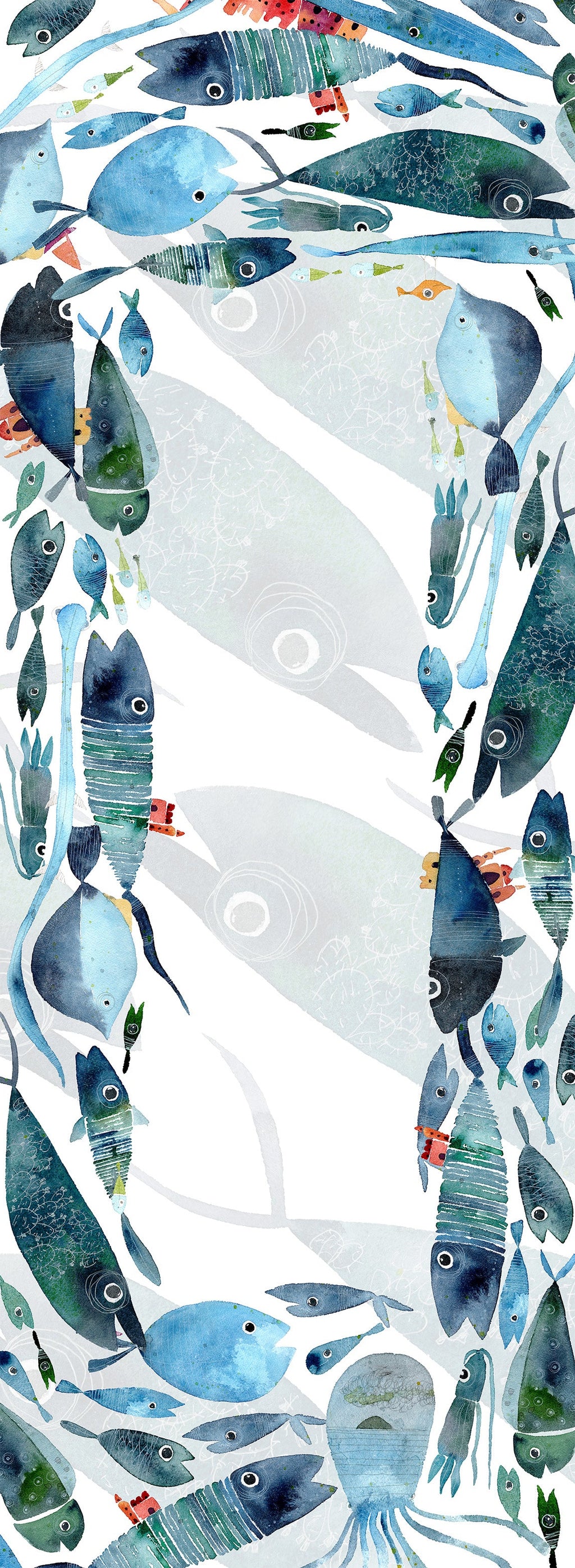 Pure Linen Runner «Oltremare» 100% Made in Italy