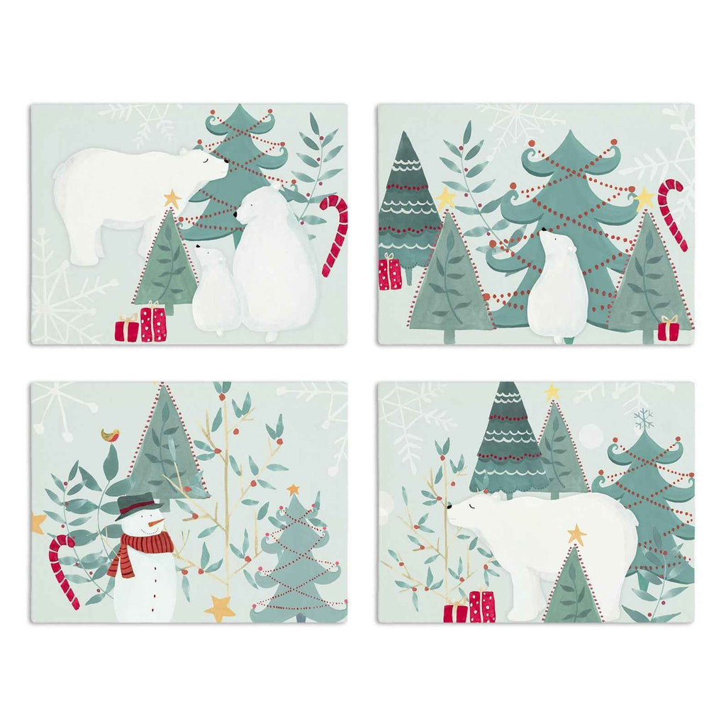 Set 4 Placemats Orsi Cotton Satin 100% Made in Italy