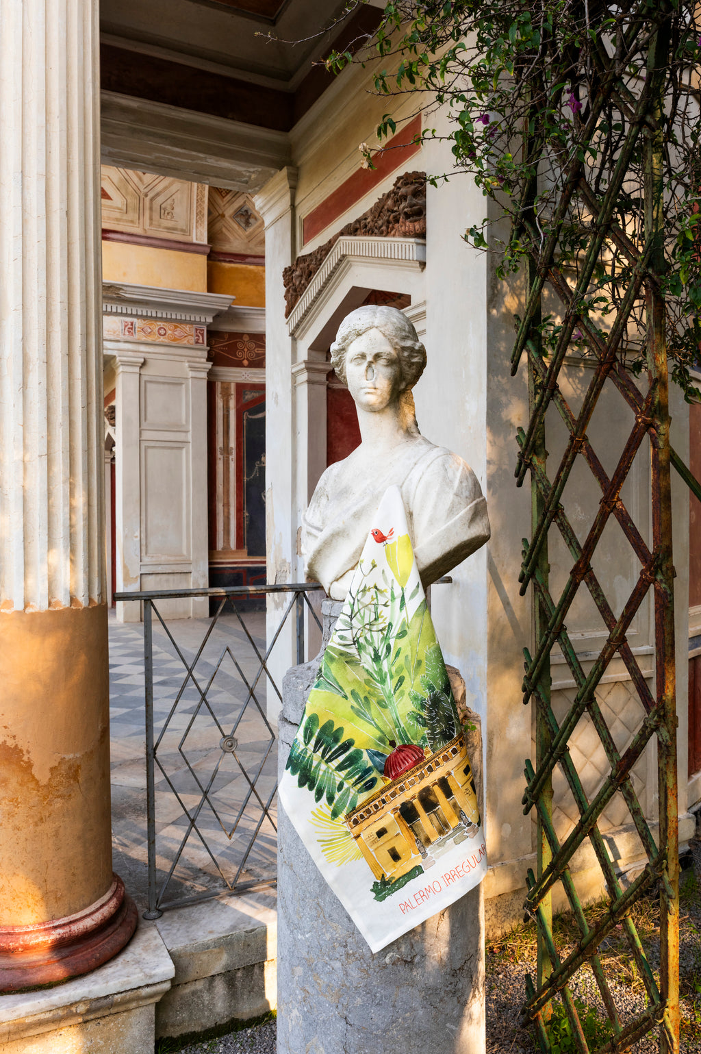 Kitchen Towels Orto Botanico, 100% Made in Italy