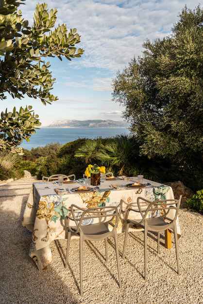 Linen Tablecloths «Piatti» by Vito Nesta 100% Made in Italy