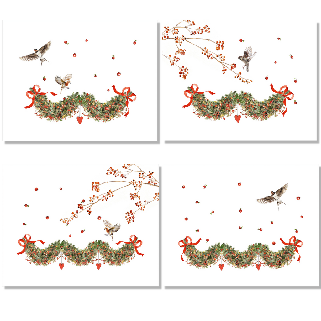 Set 4 Tovagliette «Janine» Lino 100% Made in Italy