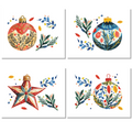 Set 4 Tovagliette «Magic Xmas» Lino 100% Made in Italy