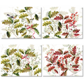 Set of 4 Placemats Premium Linen «Oak» 100% Made in Italy The Napking
