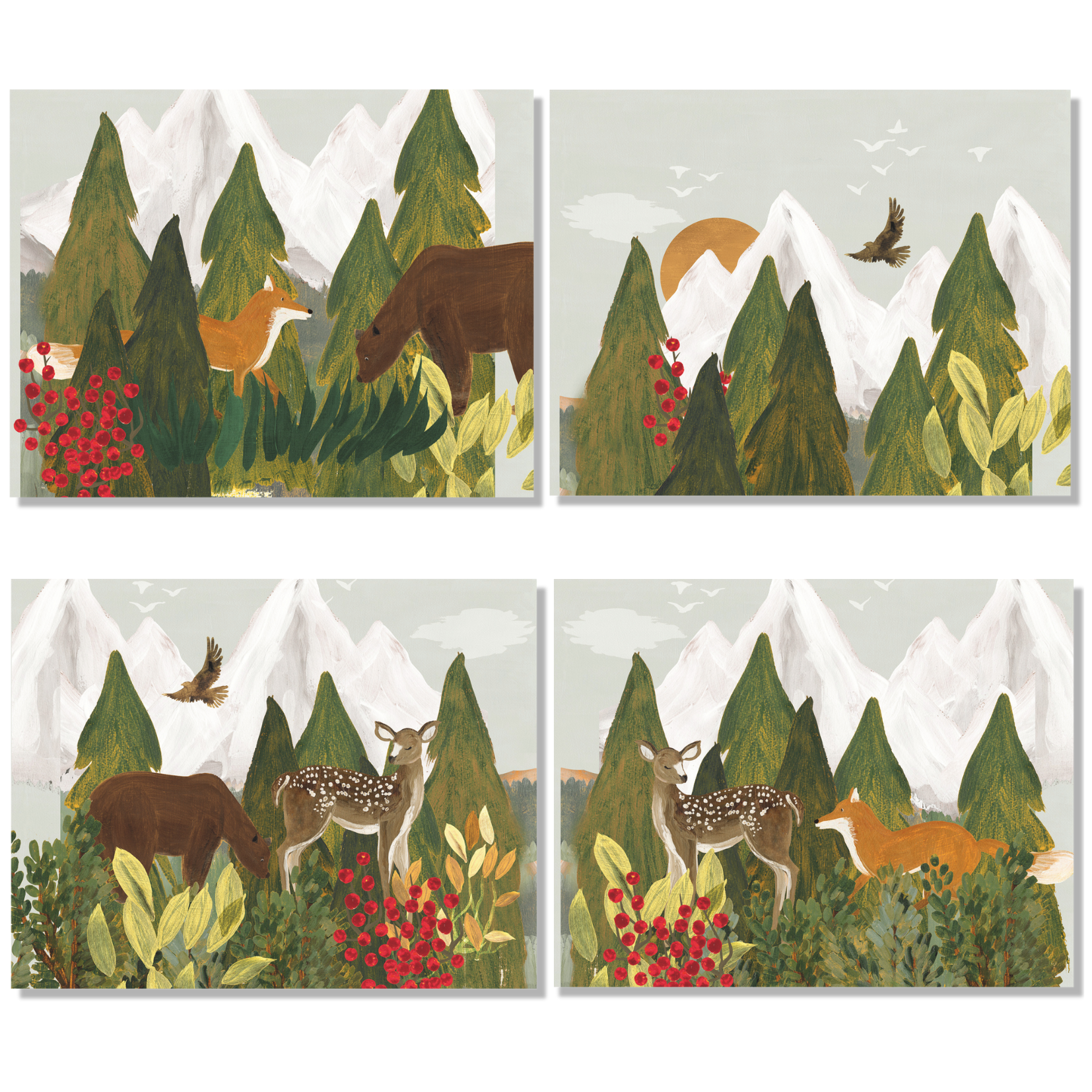 Set of 4 Placemats «Reinard» Linen 100% Made in Italy