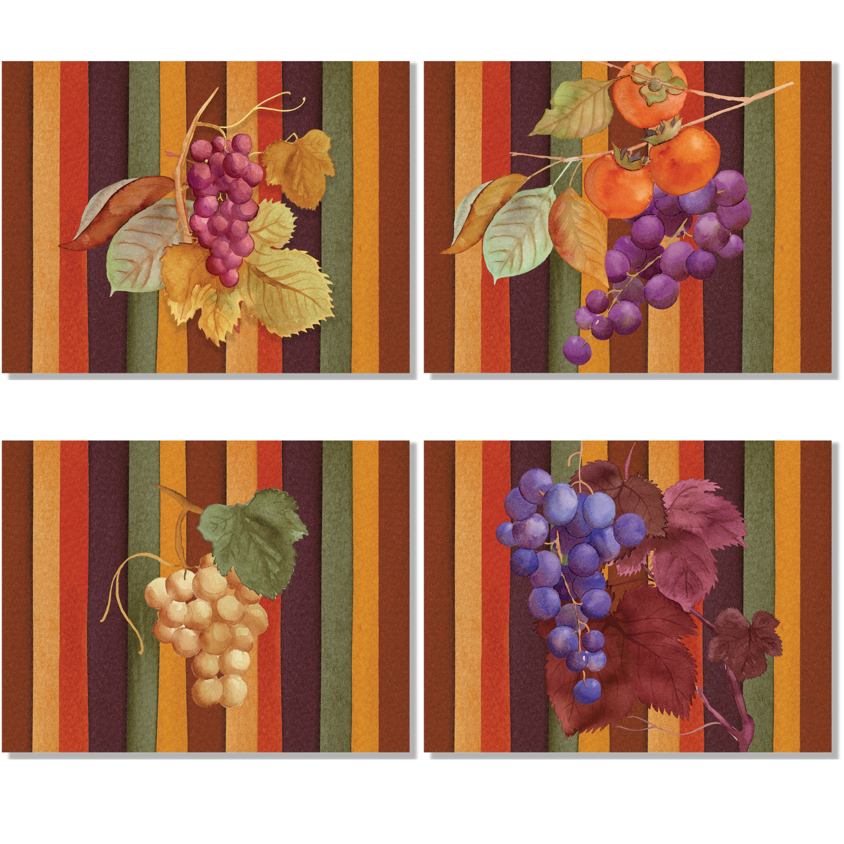 Set of 4 Placemats «Bacco» Linen 100% Made in Italy