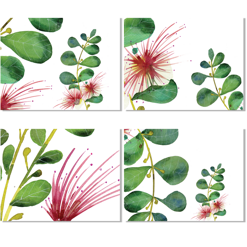 Set of 4 Placemats «Capperi» Linen 100% Made in Italy