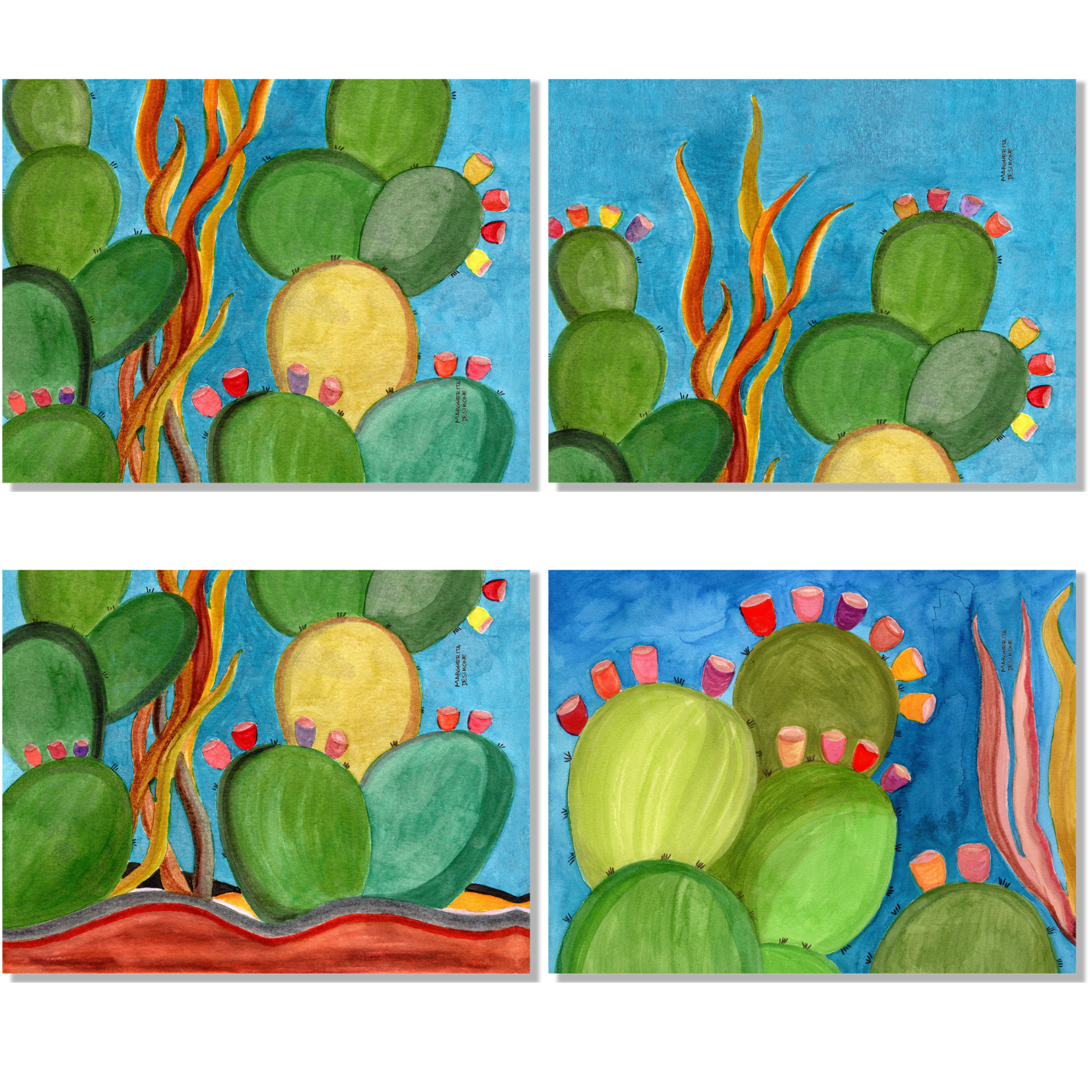 Set of 4 Placemats «De Simone» Linen 100% Made in Italy