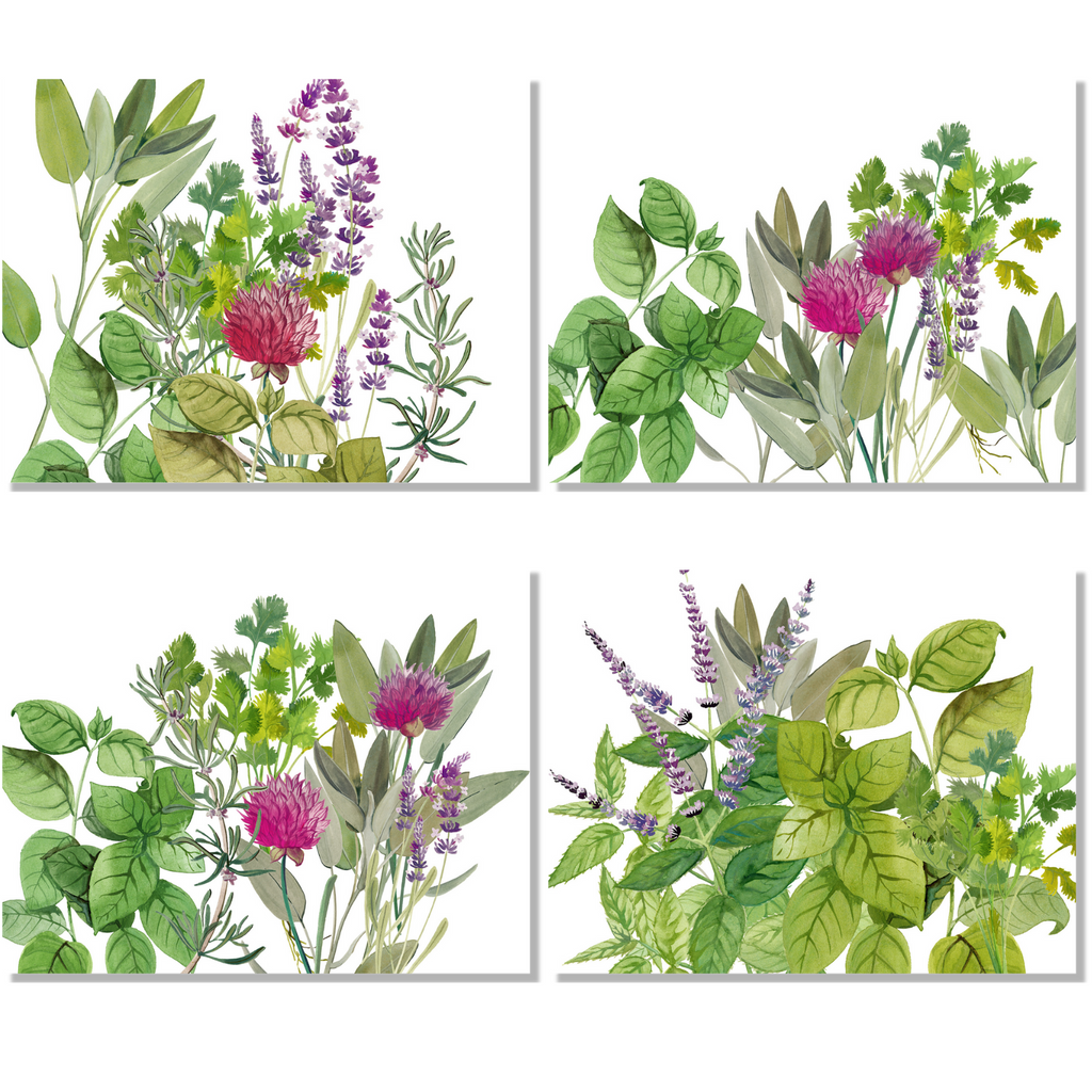 Set of 4 Placemats «Épices» Linen 100% Made in Italy - The Napking