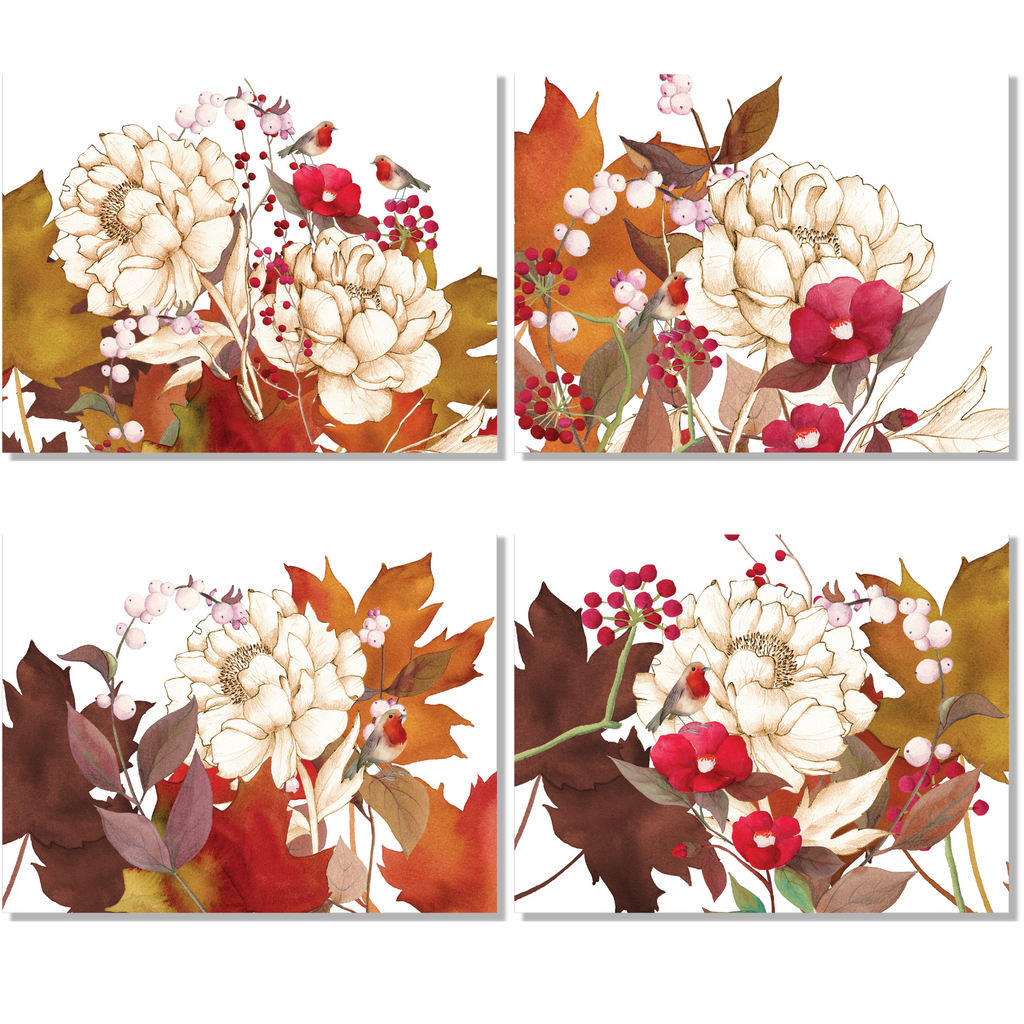 Set of 4 Placemats «Maple» Linen 100% Made in Italy