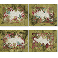 Set of 4 Placemats Schiaccianoci Linen 100% Made in Italy