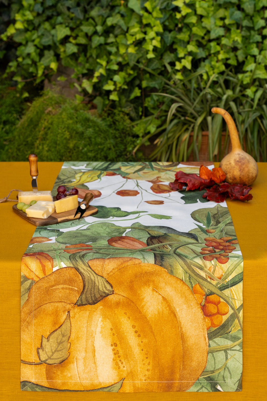 Pure Linen Runner Potirons 100% Made in Italy - The Napking