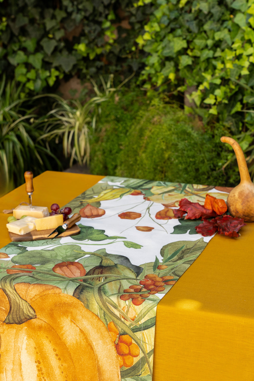 Pure Linen Runner Potirons 100% Made in Italy - The Napking