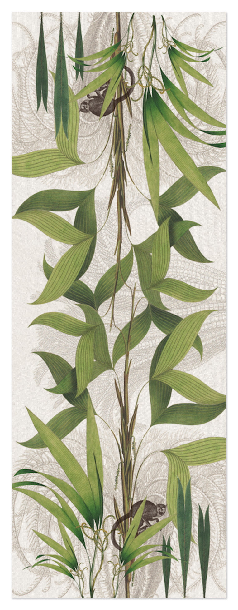 Linen Runner «Palmier» 100% Made in Italy