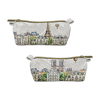 Paris case velvet with Paris-inspired illustrated print main image